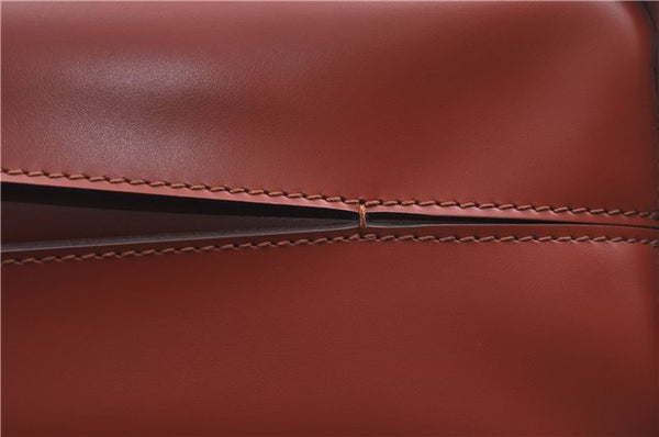 Authentic Louis Vuitton Epi Duplex Shoulder Tote Bag Brown M52423 LV J8330