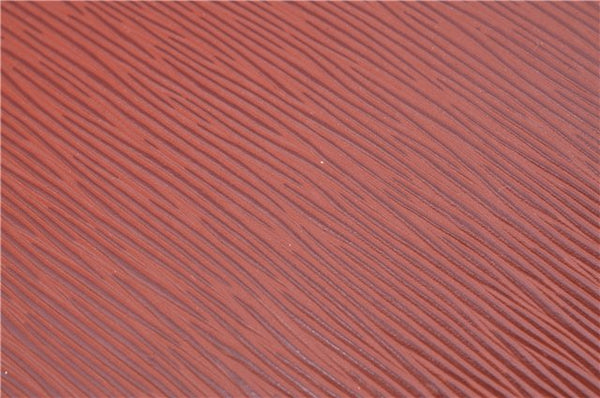 Authentic Louis Vuitton Epi Duplex Shoulder Tote Bag Brown M52423 LV J8330