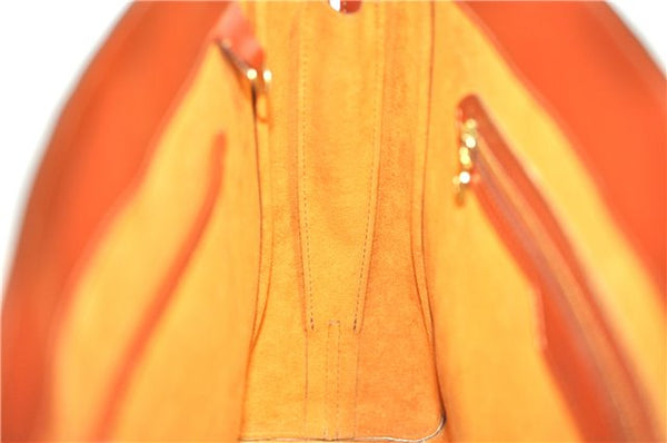 Authentic Louis Vuitton Epi Duplex Shoulder Tote Bag Brown M52423 LV J8330