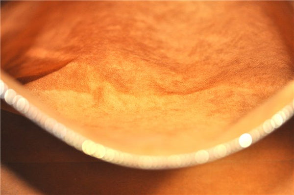 Authentic Louis Vuitton Epi Duplex Shoulder Tote Bag Brown M52423 LV J8330