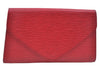 Authentic Louis Vuitton Epi Arts Deco Clutch Bag Red M52637 LV J8370