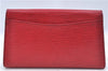 Authentic Louis Vuitton Epi Arts Deco Clutch Bag Red M52637 LV J8370