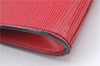 Authentic Louis Vuitton Epi Arts Deco Clutch Bag Red M52637 LV J8370