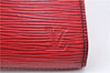 Authentic Louis Vuitton Epi Arts Deco Clutch Bag Red M52637 LV J8370