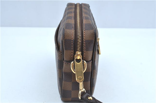 Authentic Louis Vuitton Damier Pochette Billets Macao Clutch Bag N61739 LV J8371