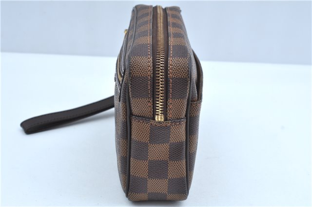 Authentic Louis Vuitton Damier Pochette Billets Macao Clutch Bag N61739 LV J8371