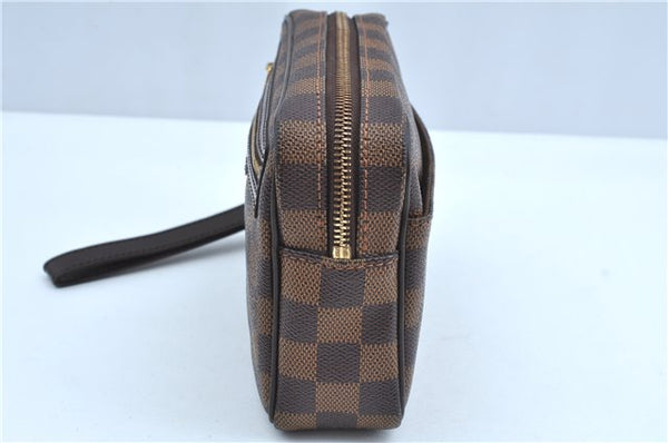 Authentic Louis Vuitton Damier Pochette Billets Macao Clutch Bag N61739 LV J8371