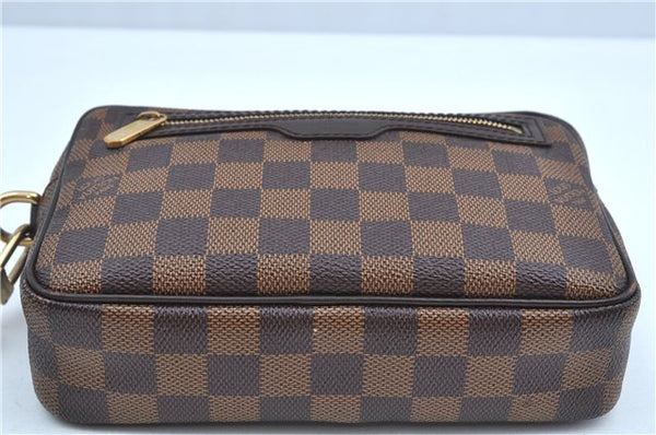 Authentic Louis Vuitton Damier Pochette Billets Macao Clutch Bag N61739 LV J8371