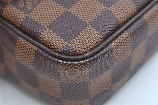 Authentic Louis Vuitton Damier Pochette Billets Macao Clutch Bag N61739 LV J8371