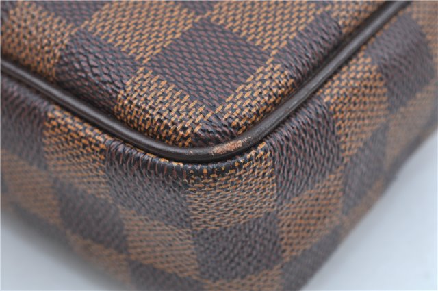 Authentic Louis Vuitton Damier Pochette Billets Macao Clutch Bag N61739 LV J8371