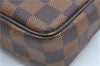 Authentic Louis Vuitton Damier Pochette Billets Macao Clutch Bag N61739 LV J8371