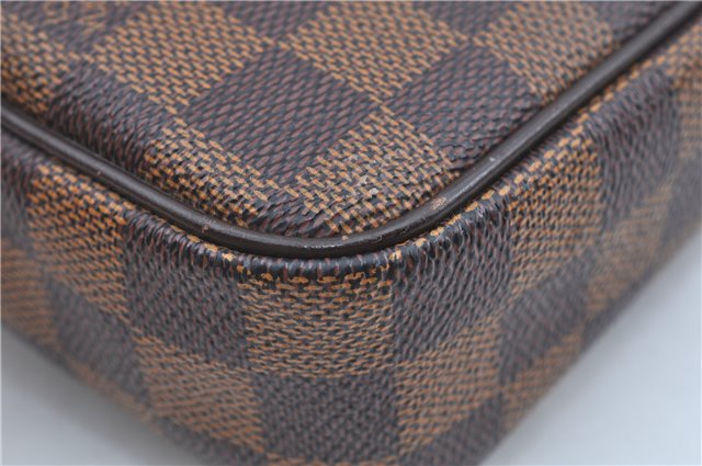 Authentic Louis Vuitton Damier Pochette Billets Macao Clutch Bag N61739 LV J8371