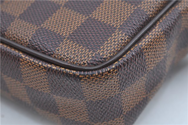 Authentic Louis Vuitton Damier Pochette Billets Macao Clutch Bag N61739 LV J8371