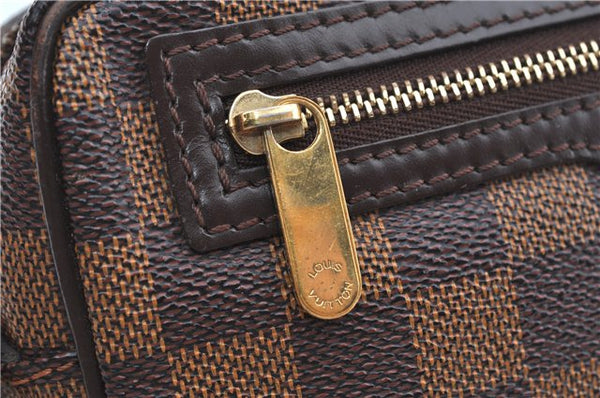 Authentic Louis Vuitton Damier Pochette Billets Macao Clutch Bag N61739 LV J8371