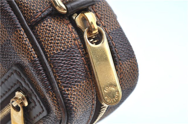 Authentic Louis Vuitton Damier Pochette Billets Macao Clutch Bag N61739 LV J8371