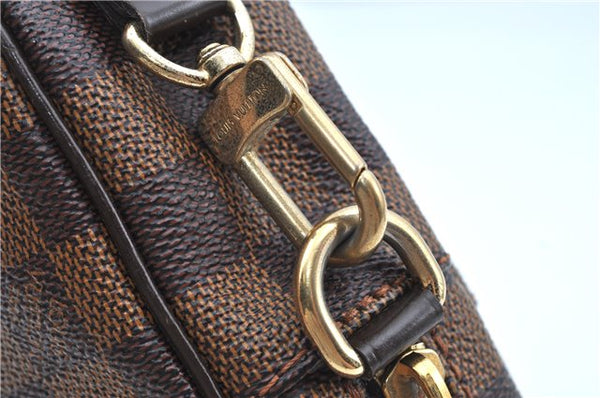 Authentic Louis Vuitton Damier Pochette Billets Macao Clutch Bag N61739 LV J8371