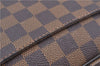 Authentic Louis Vuitton Damier Pochette Billets Macao Clutch Bag N61739 LV J8371