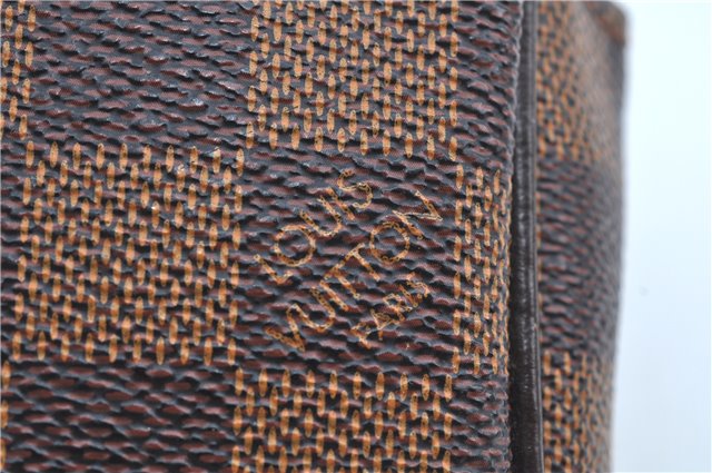 Authentic Louis Vuitton Damier Pochette Billets Macao Clutch Bag N61739 LV J8371