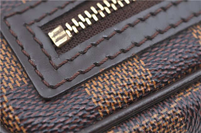 Authentic Louis Vuitton Damier Pochette Billets Macao Clutch Bag N61739 LV J8371