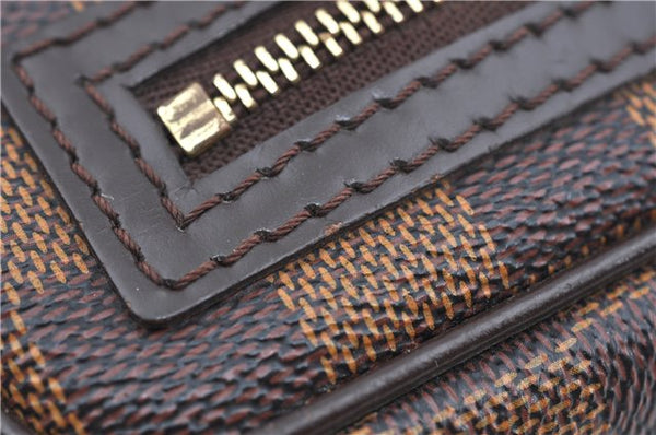 Authentic Louis Vuitton Damier Pochette Billets Macao Clutch Bag N61739 LV J8371