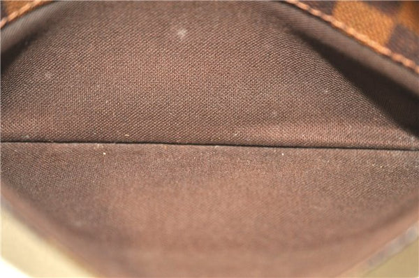 Authentic Louis Vuitton Damier Pochette Billets Macao Clutch Bag N61739 LV J8371