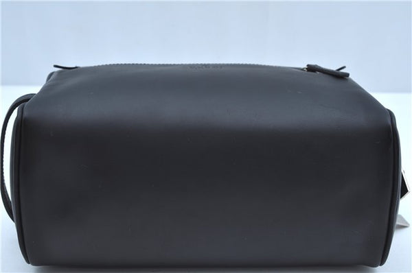 Authentic GUCCI Clutch Hand Bag Purse Leather 0141130 Black J8377