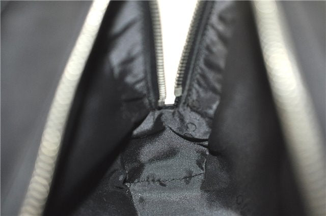 Authentic GUCCI Clutch Hand Bag Purse Leather 0141130 Black J8377