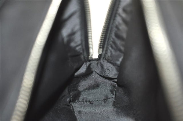 Authentic GUCCI Clutch Hand Bag Purse Leather 0141130 Black J8377