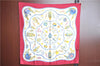 Authentic HERMES Carre 90 Scarf "Qu' importe le flacon" Silk Red White J8400