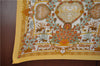 Authentic HERMES Pleats Scarf "Decoupage" Silk Orange Box J8405