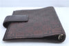 Authentic GUCCI Guccissima Agenda Notebook Cover Leather 115240 Brown J8413