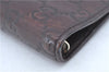 Authentic GUCCI Guccissima Agenda Notebook Cover Leather 115240 Brown J8413