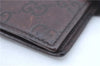 Authentic GUCCI Guccissima Agenda Notebook Cover Leather 115240 Brown J8413