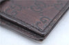 Authentic GUCCI Guccissima Agenda Notebook Cover Leather 115240 Brown J8413