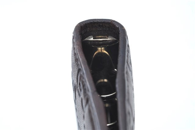 Authentic GUCCI Guccissima Agenda Notebook Cover Leather 115240 Brown J8413