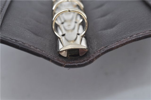 Authentic GUCCI Guccissima Agenda Notebook Cover Leather 115240 Brown J8413