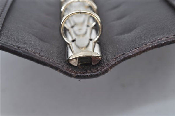 Authentic GUCCI Guccissima Agenda Notebook Cover Leather 115240 Brown J8413