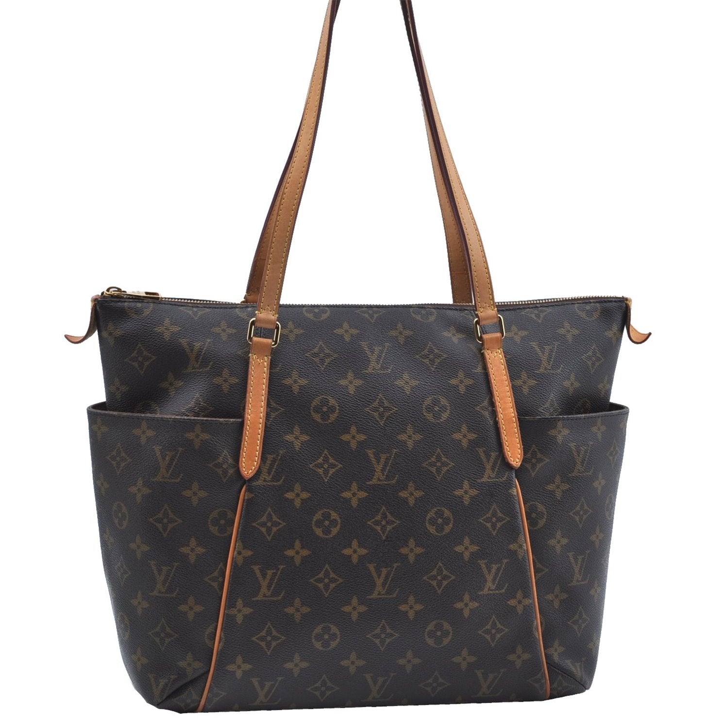 Authentic Louis Vuitton Monogram Totally MM Shoulder Tote Bag M41015 LV J8415