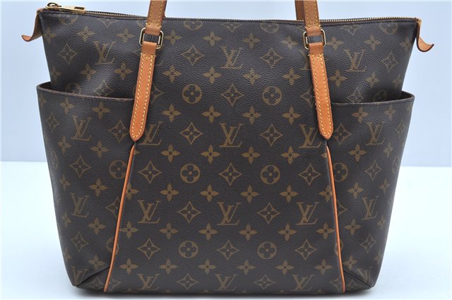 Authentic Louis Vuitton Monogram Totally MM Shoulder Tote Bag M41015 LV J8415