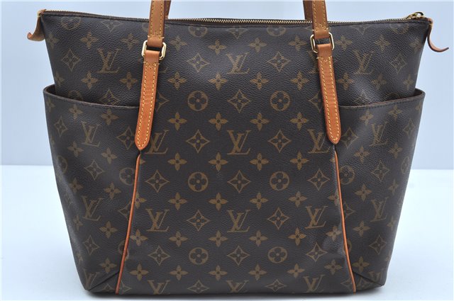 Authentic Louis Vuitton Monogram Totally MM Shoulder Tote Bag M41015 LV J8415