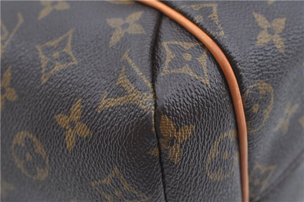 Authentic Louis Vuitton Monogram Totally MM Shoulder Tote Bag M41015 LV J8415