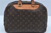 Authentic Louis Vuitton Monogram Deauville Hand Bag M47270 LV J8422
