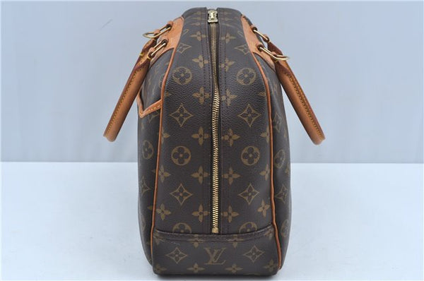 Authentic Louis Vuitton Monogram Deauville Hand Bag M47270 LV J8422