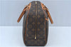 Authentic Louis Vuitton Monogram Deauville Hand Bag M47270 LV J8422