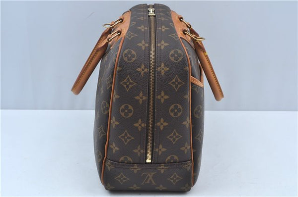 Authentic Louis Vuitton Monogram Deauville Hand Bag M47270 LV J8422