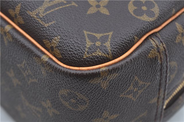 Authentic Louis Vuitton Monogram Deauville Hand Bag M47270 LV J8422