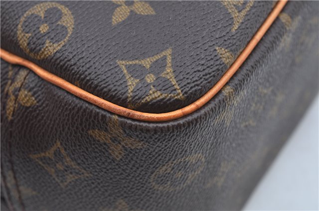 Authentic Louis Vuitton Monogram Deauville Hand Bag M47270 LV J8422
