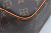 Authentic Louis Vuitton Monogram Deauville Hand Bag M47270 LV J8422