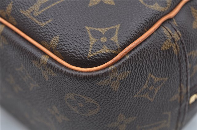 Authentic Louis Vuitton Monogram Deauville Hand Bag M47270 LV J8422