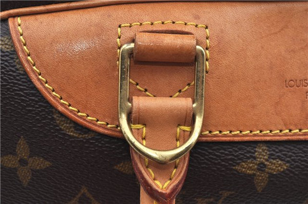 Authentic Louis Vuitton Monogram Deauville Hand Bag M47270 LV J8422